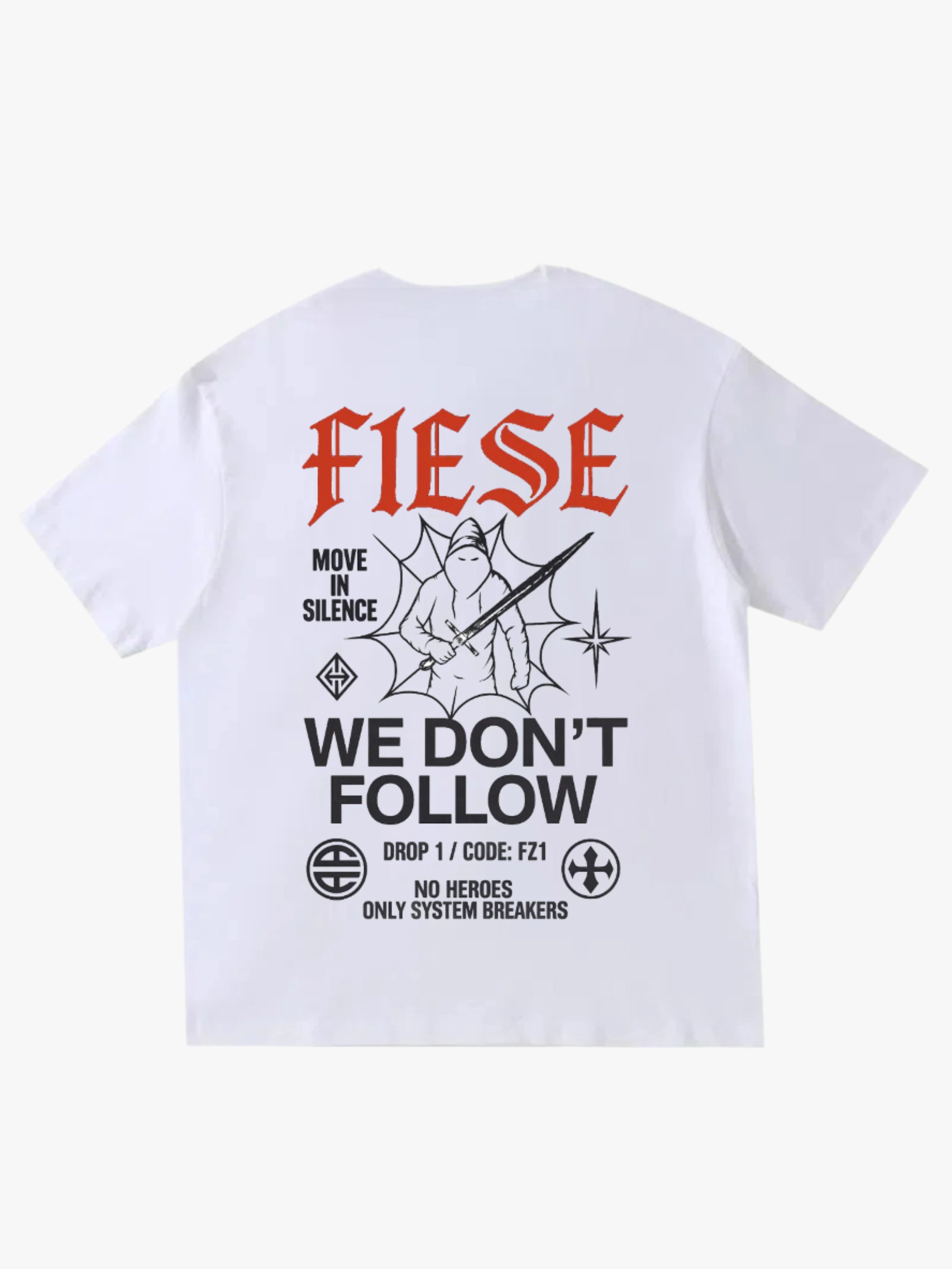 WE DON'T FOLLOW WHITE TEE