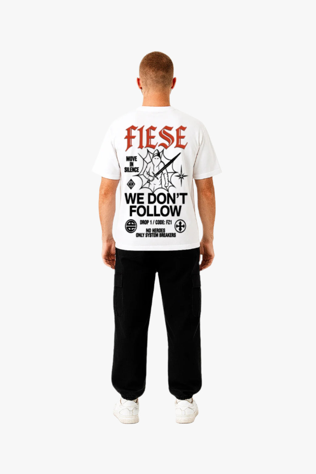 WE DON'T FOLLOW WHITE TEE