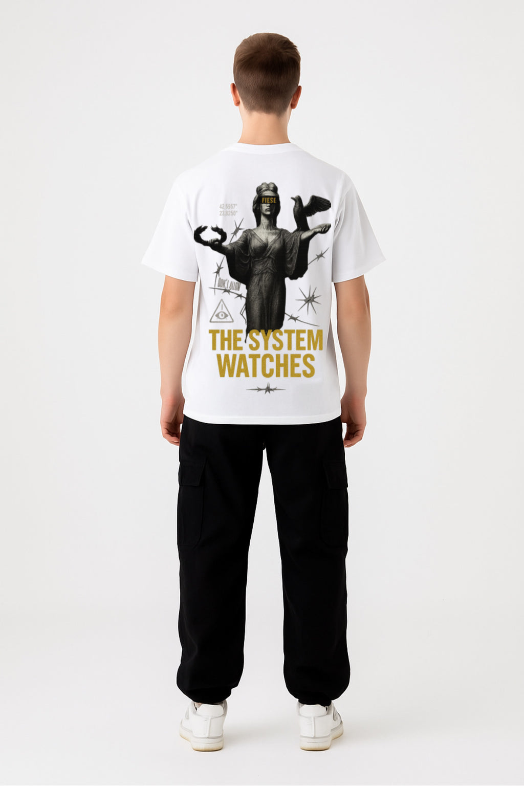 SYSTEM WATCHES WHITE TEE
