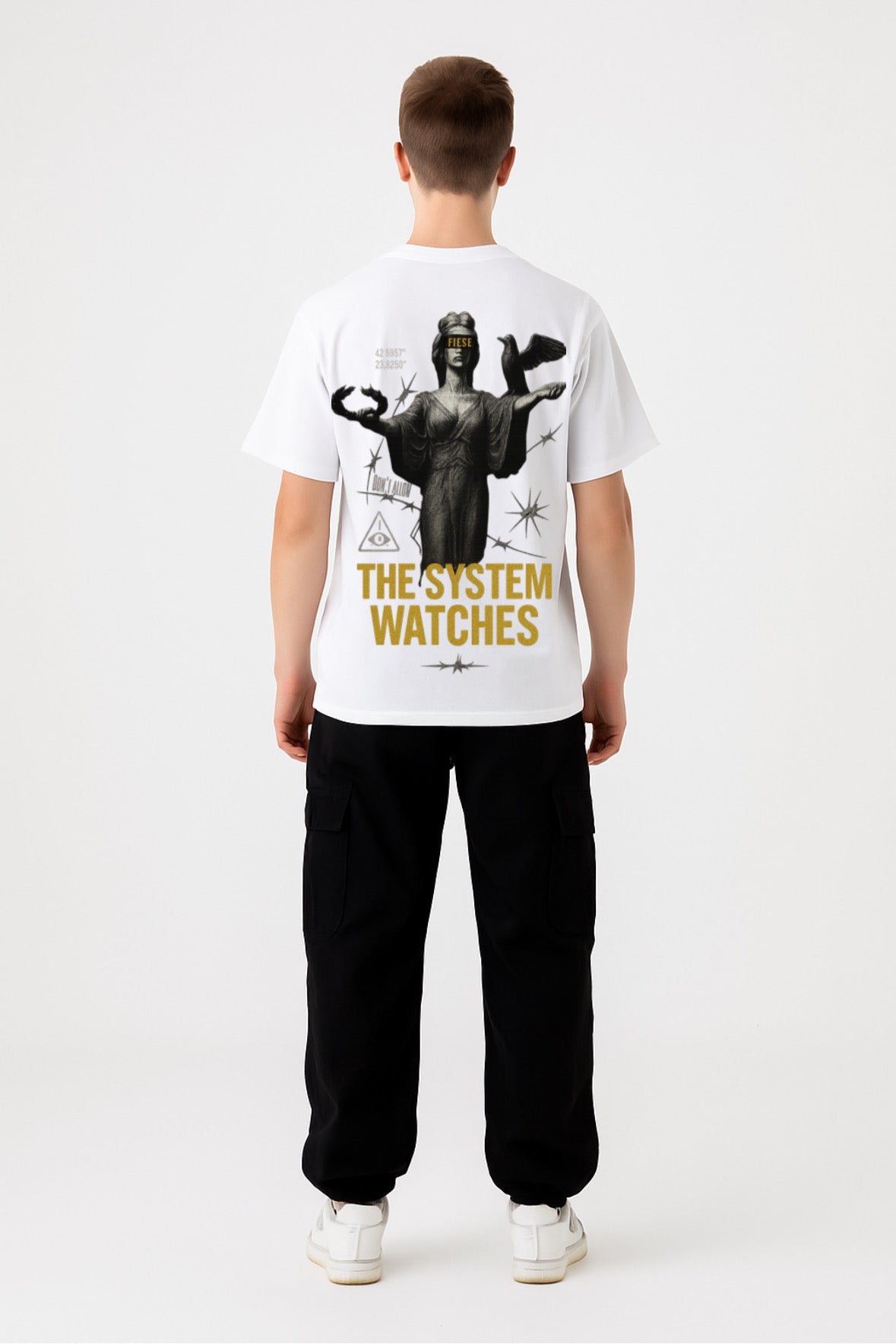 SYSTEM WATCHES WHITE TEE
