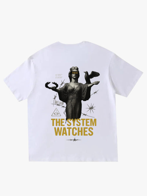 SYSTEM WATCHES WHITE TEE