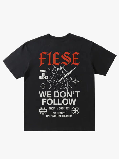 WE DON'T FOLLOW BLACK TEE